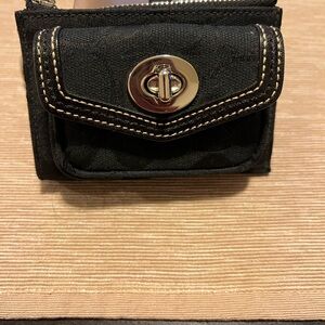 Coach small card and coin wallet